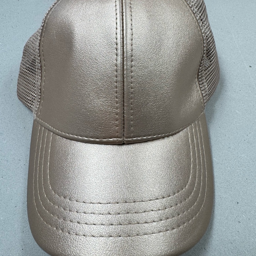 C.C Tan Mesh Trucker Hat